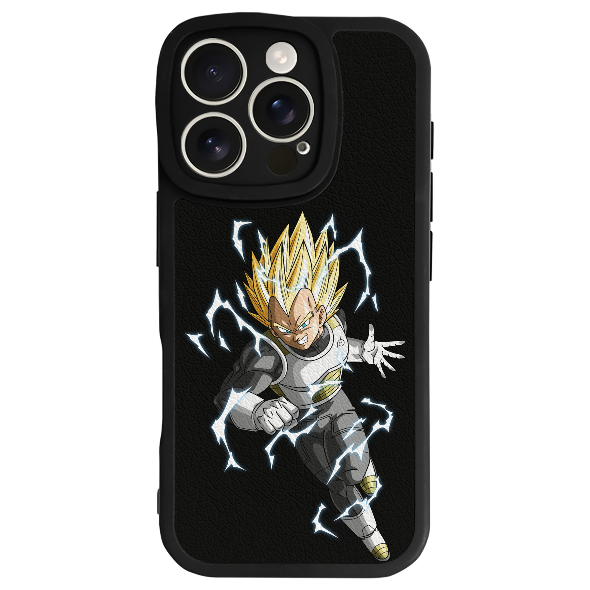 （画像用） ドラゴンボール ベジータ四世（Bejīta Yonsei）DRAGON BALL Vegeta IV 【iPhone 16シリーズ対応】シリコンスマホケース（レザー調） 材質：シリコン